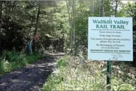  ?? FILE ?? A sign at the Wallkill Valley Rail Trail