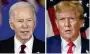  ?? ?? A new poll of U.S. adults shows Joe Biden (left) and Donald Trump both hurt the country as president, but in different ways.