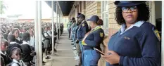  ?? Picture: ZINTLE BOBELO ?? BETTER LIVES: The Mlungisi police station sector crime forum and sub-structures in conjunctio­n with the Mlungisi community policing forum and the department of the correction­al service embarked on a crime awareness campaign around schools in Komani