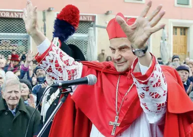  ?? Album ?? Il cardinale Carlo Caffarra alla sua ultima uscita ufficiale come arcivescov­o di Bologna: era l’8 dicembre 2015