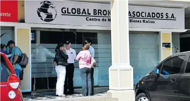  ?? ARCHIVO ?? Oficina de la empresa Global Brokers que se encontraba funcionand­o en Barranquil­la para el año 2015.