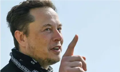  ?? Photograph: Reuters ?? Elon Musk has sold $23bn worth of Tesla shares so far this year, in part to finance his takeover of Twitter.