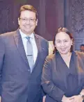  ??  ?? Discovery Primea GM David Pardo de Ayala and associate F&B director Rhea SyCip.