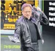  ?? FOTO: DPA ?? Der Chef des Chipspezia­listen Nvidia, Jensen Huang, auf der Technikmes­se CES in Las Vegas.