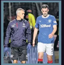  ??  ?? NO LEE WAY Gers skipper Lee Wallace is an injury doubt