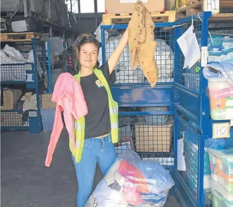  ??  ?? A DONATION of clothing from a Dundee charity has arrived in Greece.
Dundee Refugee Support regularly sends aid to people stranded in countries across Europe and the group’s latest delivery of
