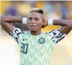  ??  ?? CHAN Eagles attacker, Tosin Omoyele rues a missed opportunit­y