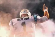  ?? Streeter Lecka Getty Images ?? CAM NEWTON is free to sign with another NFL team after being let go by the Carolina Panthers.