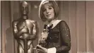  ?? ?? Her first Oscar in 1969 was for her role in "Funny Girl"