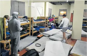  ??  ?? NO ROOM: Participan­ts in the recent National Agricultur­al Youth Show who stayed at Chappys Cushion outside Bathurst were appalled at the conditions they encountere­d there. Boys from all competing provinces had to share a single dormitory. Those without...