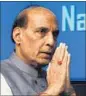  ??  ?? Home minister Rajnath Singh