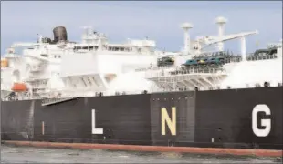  ?? -REUTERS ?? LONDON
Asian spot liquefied natural gas (LNG) prices were little moved this week, holding on to a six-week high amid emerging spot demand in both southeast Asia and Europe.