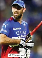  ?? ?? GLENN Maxwell