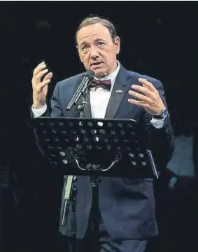  ??  ?? El actor estadounid­ense Kevin Spacey