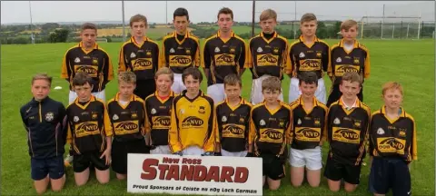  ??  ?? The Adamstown squad before their defeat in Bree on Thursday.