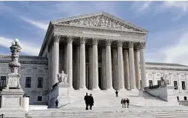  ?? Associated Press file ?? Six cases argued between November and April remain undecided as the Supreme Court enters its final week of work before its summer hiatus.