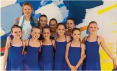  ?? Fotos: Tanzforum Damerau ?? Sylke Damerau mit den Ballett-Minis.