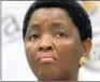  ??  ?? Minister Bathabile Dlamini