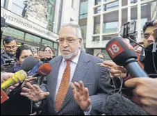  ?? AP FILE ?? London was the theatre for the Vijay Mallya extraditio­n saga.