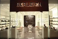  ??  ?? Berleigh offers customers a comprehens­ive offering of luxury and designer brands.