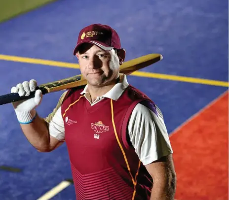  ??  ?? CHAMPIONSH­IP ACTION: Toowoomba’s Lyle Teske will captain the Queensland indoor cricket team on ‘home soil’ this weekend. Action Indoor Sports Toowoomba will host the junior and open national championsh­ips from June 30 to July 14.