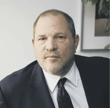  ??  ?? Harvey Weinstein’s depredatio­ns were an open film industry secret, and the subject of an onstage joke at the Oscars