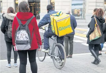  ??  ?? Meal deliveries account for three-quarters of Glovo’s revenues.
