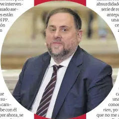  ??  ?? David Zorrakino / EP Oriol Junqueras, en la toma de posesión de Pere Aragonès, el pasado 21 de mayo.