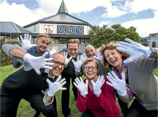  ??  ?? South Canterbury Museum staff members have entered an internatio­nal dance competitio­n.