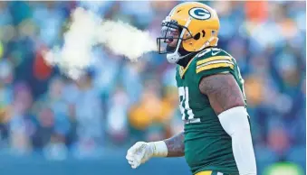  ?? JEFF HANISCH / USA TODAY SPORTS ?? Packers linebacker Preston Smith received the most fan votes at his position in Pro Bowl voting for the NFC.