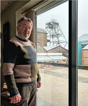  ?? ?? 6David Collins is one of the many residents still living at Heartlands. The visitor attraction closed down at the end of January and the trust running it has folded Greg Martin