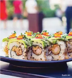  ??  ?? sushi Art