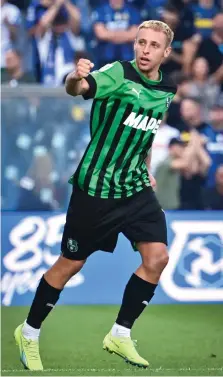  ?? ?? Davide Frattesi, centrocamp­ista del Sassuolo