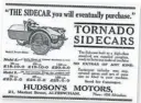  ?? ?? Hudson & Matthews also claimed to make ‘the most luxurious sidecar ever produced’.