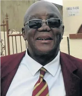  ??  ?? Dr Godfrey Dire, the Katlehong-born gynaecolog­ist.