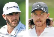  ??  ?? Dustin Johnson Tommy Fleetwood