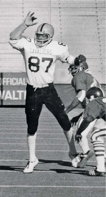  ?? SUN-TIMES ?? Keena Turner was part of Vocational teams that were shut out in back-to-back Prep Bowls in 1974 and ’75. The Cavaliers lost to St. Laurence 34-0 and Brother Rice 26-0, respective­ly.