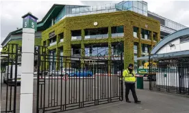  ?? ?? The All England Lawn Tennis and Croquet Club has banned Russian players from competing at Wimbledon this year. Photograph: Amer Ghazzal/Shuttersto­ck