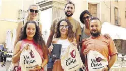  ?? ?? Los ‘influencer­s’ grabaron vídeos para promociona­r el municipio en las redes.