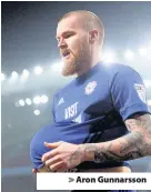  ??  ?? > Aron Gunnarsson