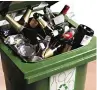  ?? ?? SECRET Binned wine bottles