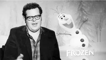  ??  ?? Josh Gad (above) returns with his lovable magical snowman character in a new Disney short, Olaf’s Frozen Adventure, which premieres in the US on Tuesday.