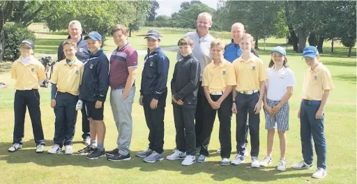  ??  ?? ●●The under 12s boys’ event at Didsbury Golf Club