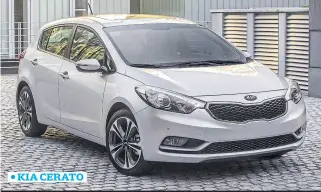  ??  ?? kia cerato