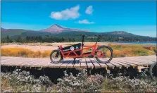  ??  ?? The access ranger position, along with this ebike, left, was made possible by NatureScot’s Green Recovery Fund.