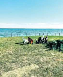  ?? ?? Barcovan Beach House is her favourite lake house in Quinte West, Ontario. It is inclusive of majestic views, water activities like kayaking and paddleboar­ding, a barbecue pit and a game room.