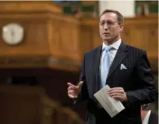  ?? ADRIAN WYLD/THE CANADIAN PRESS ?? If he did want the Conservati­ve party leadership, former cabinet minister Peter MacKay would be the likely front-runner, Chantal Hébert writes.
