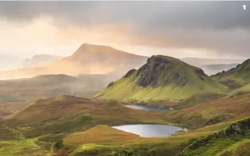  ??  ?? 1 Sunrise in Skye by John Rutherford this beautiful, classic landscape has gorgeous tones and interestin­g details in the sky. 1