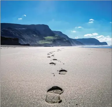  ?? ?? This Easter, try ‘walking in someone else’s shoes’, and reflect on empathy and tolerance for other people and their experience­s – a core Christian tenet, and a key message of Christ’s. Stock image.