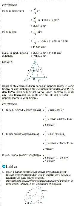 Isipadu silinder formula Rumus Excel: